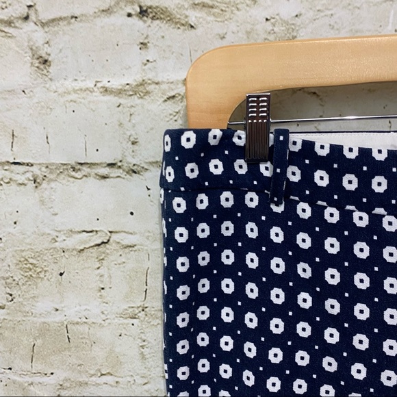 J Crew Winnie Pant In Stretch Cotton Floral Flat Front Side Zip Pants - Picture 2 of 6